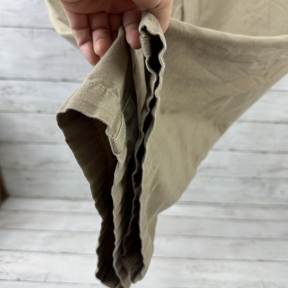 Carhartt‎ B299 GKH Men's 44x32 Work Relaxed Fit (measures 42x30.5) utility tan - Picture 7 of 13